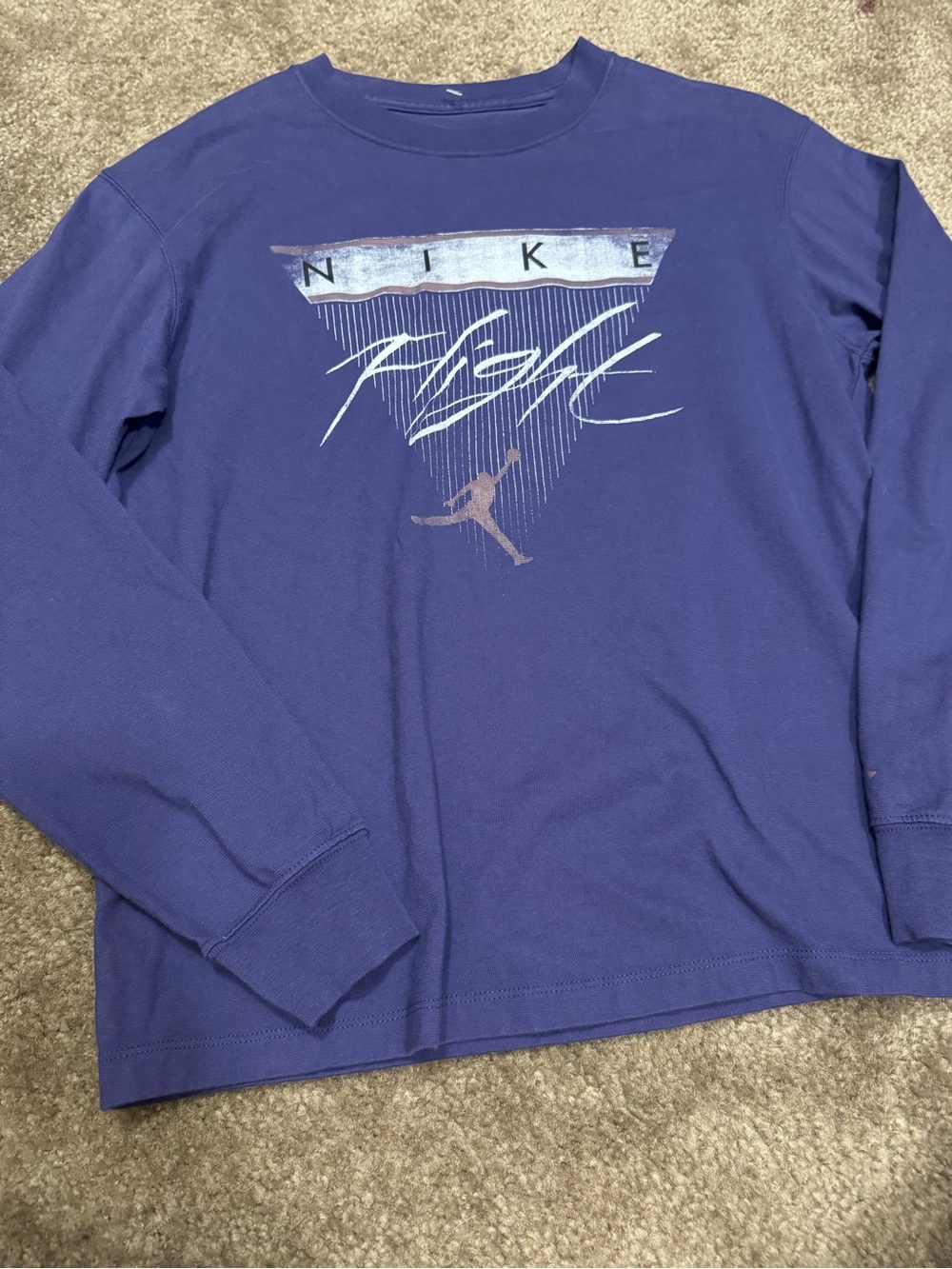 Nike Flight Long-Sleeve Shirt - Purple